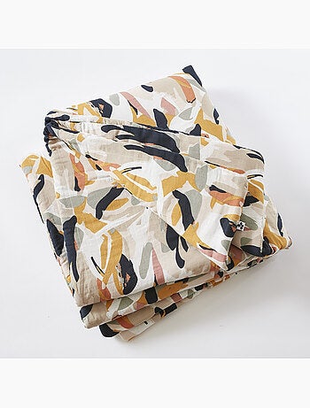 Bout de lit 90 x 200 cm – Double Gaze de coton imprimée – JULIA