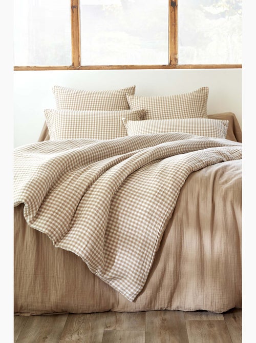 Bout de lit 90 x 200 cm en gaze de coton vicky - Kiabi Bout de lit 90 x 200 cm en gaze de coton vicky - Kiabi