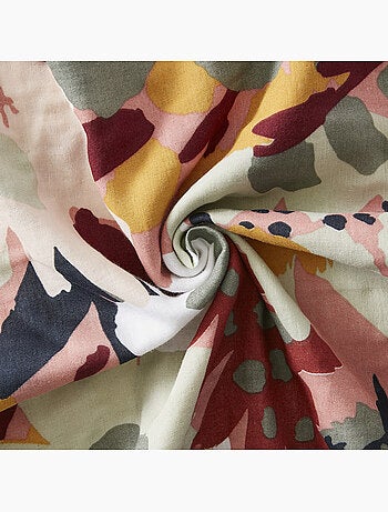 Bout de Lit 90 x 200 cm – Gaze de Coton Imprimée LÉANE