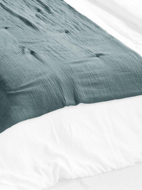 Bout de lit 90x200 en double Gaze de coton - Kiabi