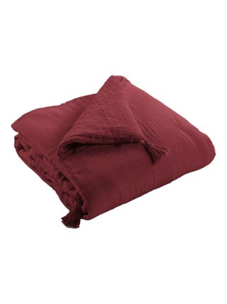 Bout de lit 90x200 en double Gaze de coton