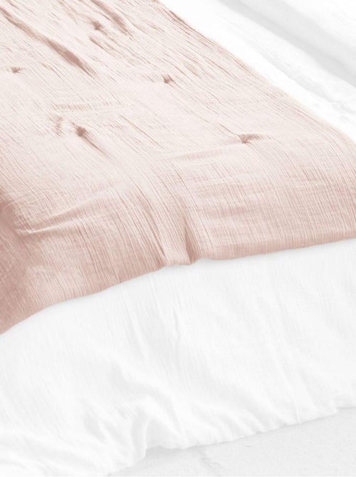 Bout de lit 90x200 en double Gaze de coton - Kiabi