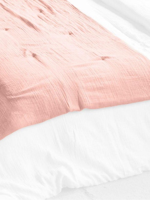 Bout de lit 90x200 en double Gaze de coton - Kiabi