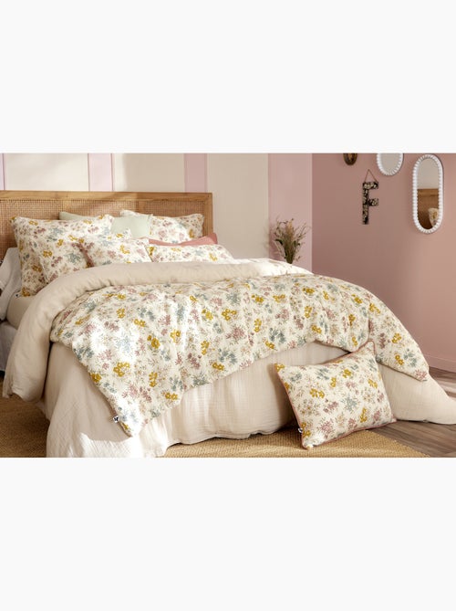 Bout de lit Double Gaze de Coton Matelassé AVA - Kiabi Bout de lit Double Gaze de Coton Matelassé AVA - Kiabi
