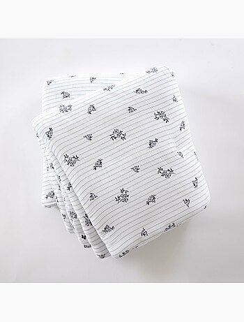 Bout de lit Double Gaze de Coton Matelassé SUZANNE