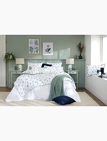Bout de lit Double Gaze de Coton Matelassé SUZANNE