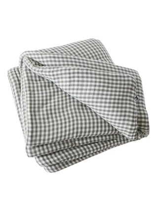 Bout de lit gaze de coton Vickie vichy