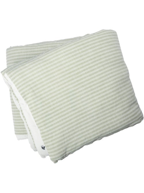 Bout de lit texturé coton et percale teo - Kiabi