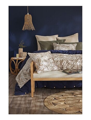 Bout de lit toucher velours Valentina