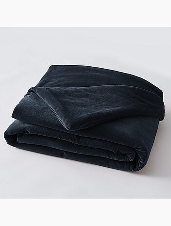 Bout de lit – Velours de coton épais et doux – César