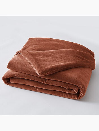 Bout de lit – Velours de coton épais et doux – César