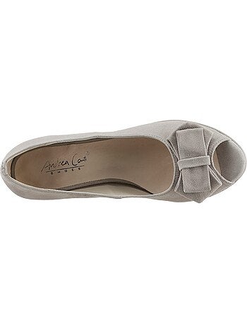 Bout Ouvert Cuir Velours De Chèvre - Taille Standard - helline