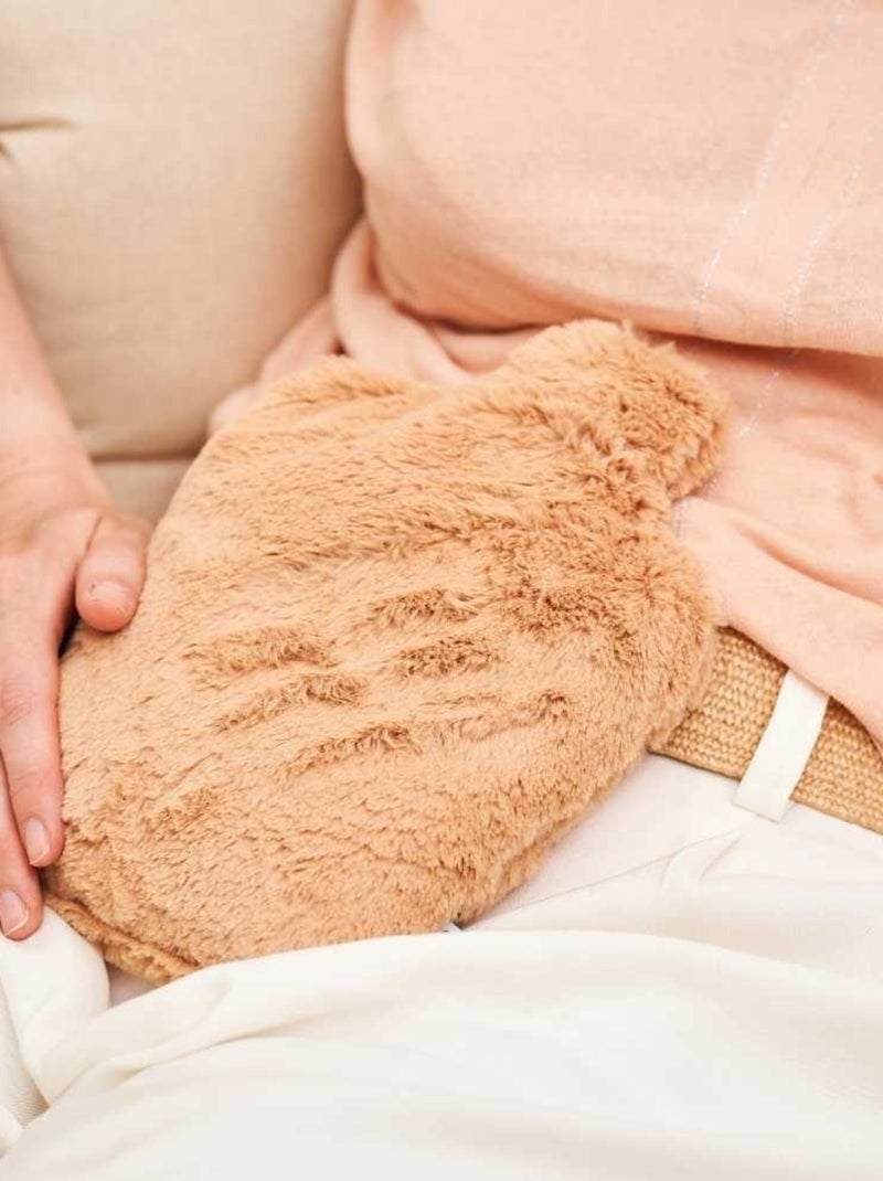 Bouteille Bouillotte micro-ondes Caramel - Made in France Marron - Kiabi