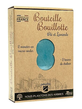 Bouteille Bouillotte micro-ondes Celeste - Made in France