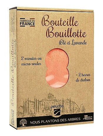 Bouteille Bouillotte micro-ondes Corail - Made in France