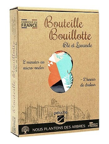 Bouteille Bouillotte micro-ondes Géométrique - Made in France