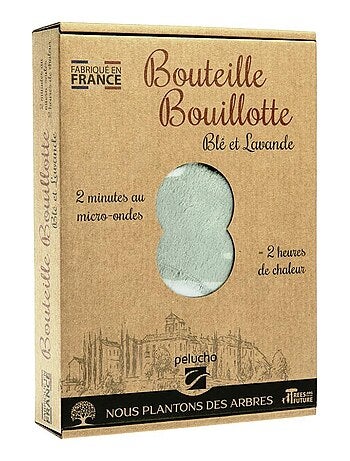Bouteille Bouillotte micro-ondes Grise - Made in France