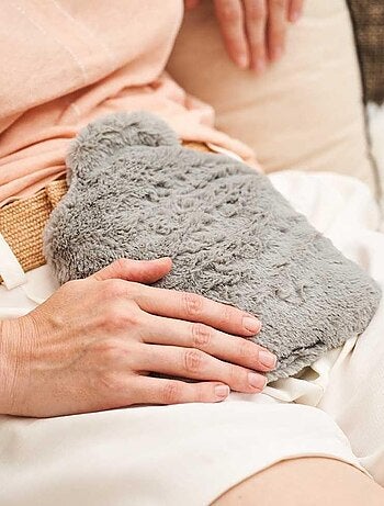 Bouteille Bouillotte micro-ondes Grise - Made in France