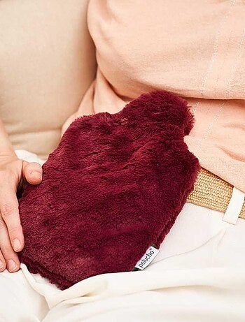 Bouteille Bouillotte micro-ondes Prune - Made in France