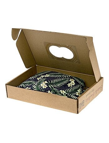 Bouteille Bouillotte micro-ondes Tropical noir - Made in France