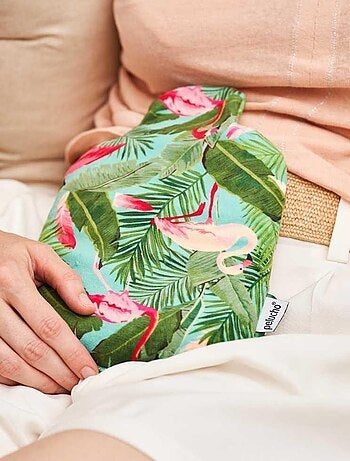 Bouteille Bouillotte micro-ondes Tropical vert - Made in France