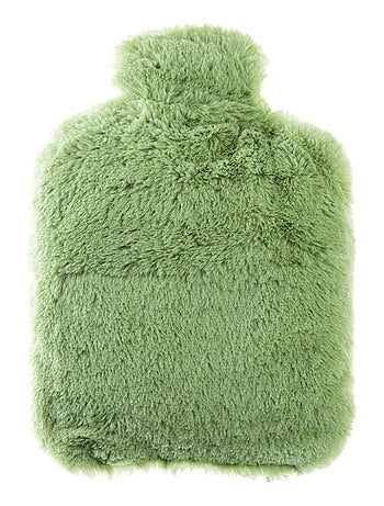 Bouteille Bouillotte micro-ondes Vert Pastel - Made in France