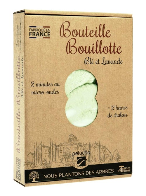 Bouteille Bouillotte micro-ondes Vert Pastel - Made in France - Kiabi