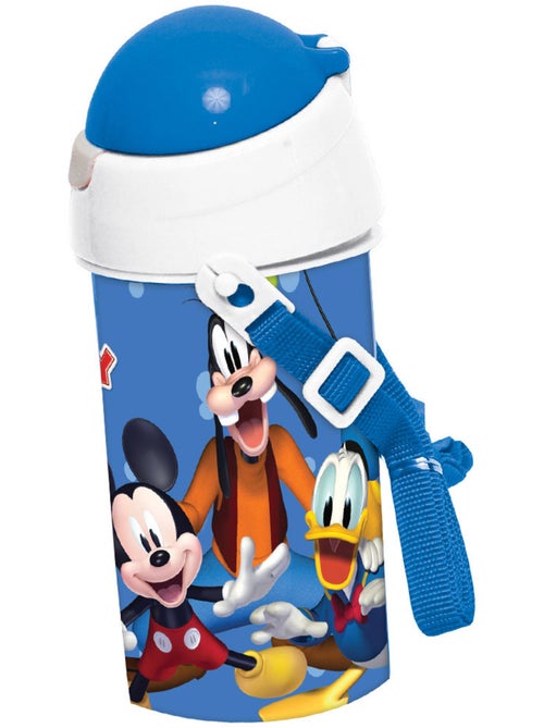 Bouteille d eau en PVC Mickey Mouse 500 ml avec sangle amovible - Kiabi Bouteille d eau en PVC Mickey Mouse 500 ml avec sangle amovible - Kiabi