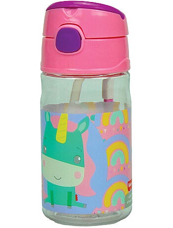 Bouteille d eau enfant licorne 350 ml en PVC 22 x 7 cm La boutique des toons