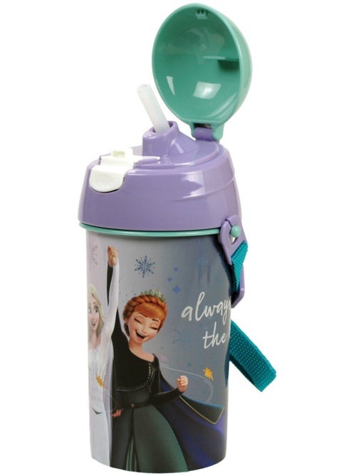 Bouteille de sport 500 ml 'La Reine des Neiges' – Bouchon à clapet – Disney - Kiabi