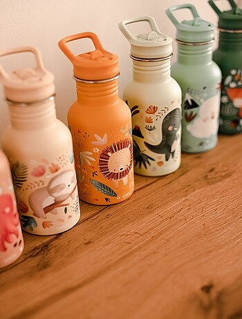 Bouteille en inox Crunchy le renard 500 ml