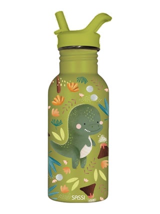 Bouteille en inox Cracky le dinosaure 500 ml