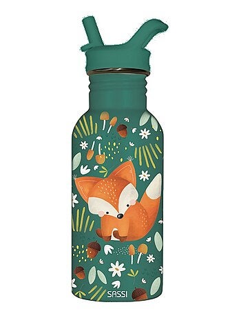 Bouteille en inox Crunchy le renard 500 ml