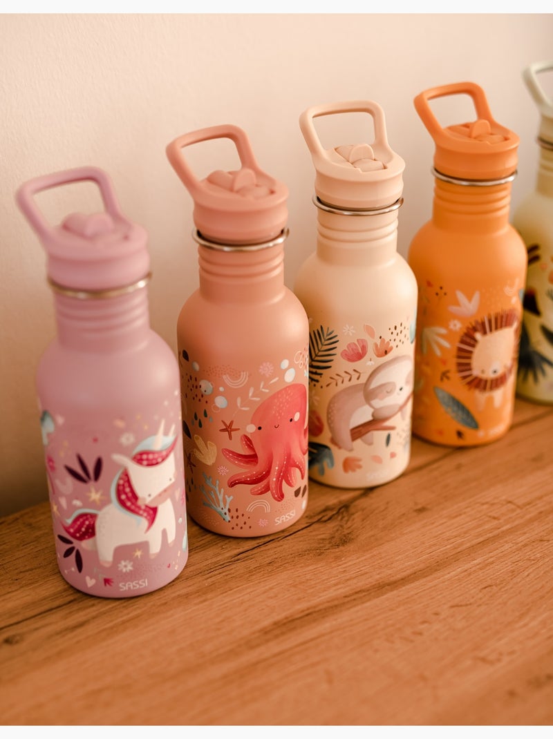 Bouteille en inox gnawy le paresseux 500 ml Beige - Kiabi