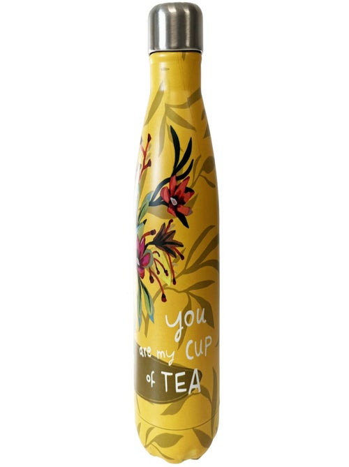 Bouteille en inox isotherme Cup of tea By Allen - Kiabi