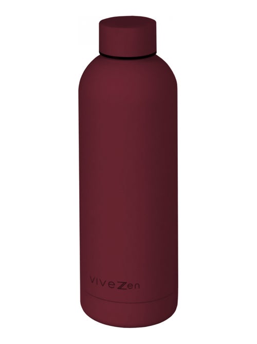 Bouteille, gourde isotherme chaud ou froid en acier inoxydable, réutilisable - Vivezen - Kiabi