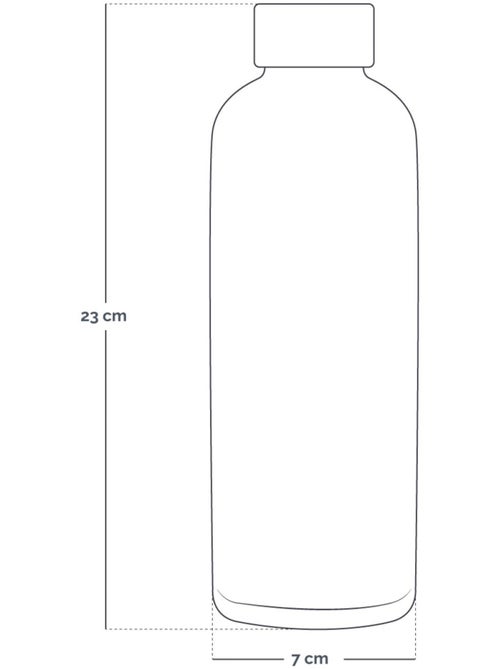 Bouteille, gourde isotherme chaud ou froid en acier inoxydable, réutilisable - vivezen - Kiabi Bouteille, gourde isotherme chaud ou froid en acier inoxydable, réutilisable - vivezen - Kiabi