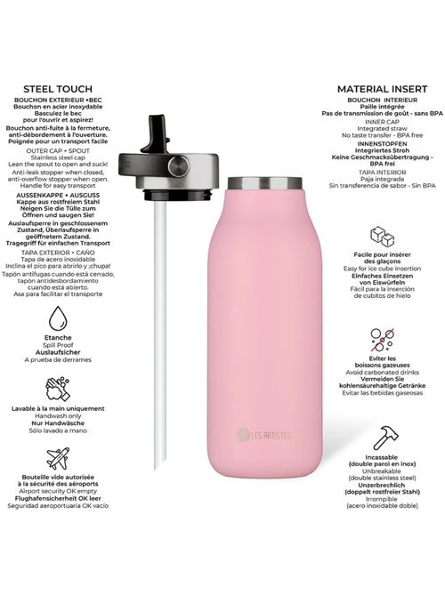 Bouteille isotherme 2.0 inox 1l - Kiabi Bouteille isotherme 2.0 inox 1l - Kiabi
