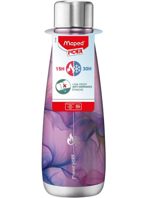 Bouteille isotherme en acier inoxydable - Kiabi