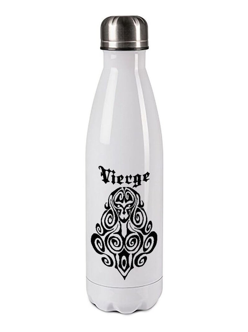 Bouteille isotherme en inox - Vierge by Cbkreation Blanc - Kiabi