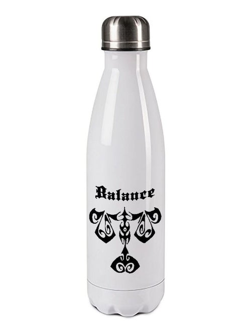 Bouteille isotherme en inox 750 ml signe astrologique balance - Kiabi