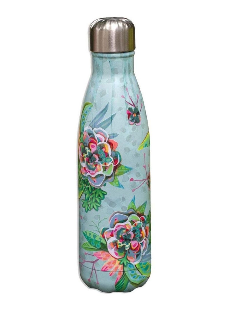 Bouteille isotherme en inox Bleu - Kiabi