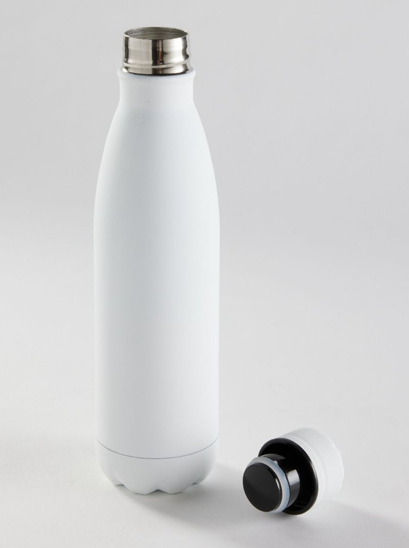 Bouteille isotherme en inox KITCHEN Blanc - Kiabi