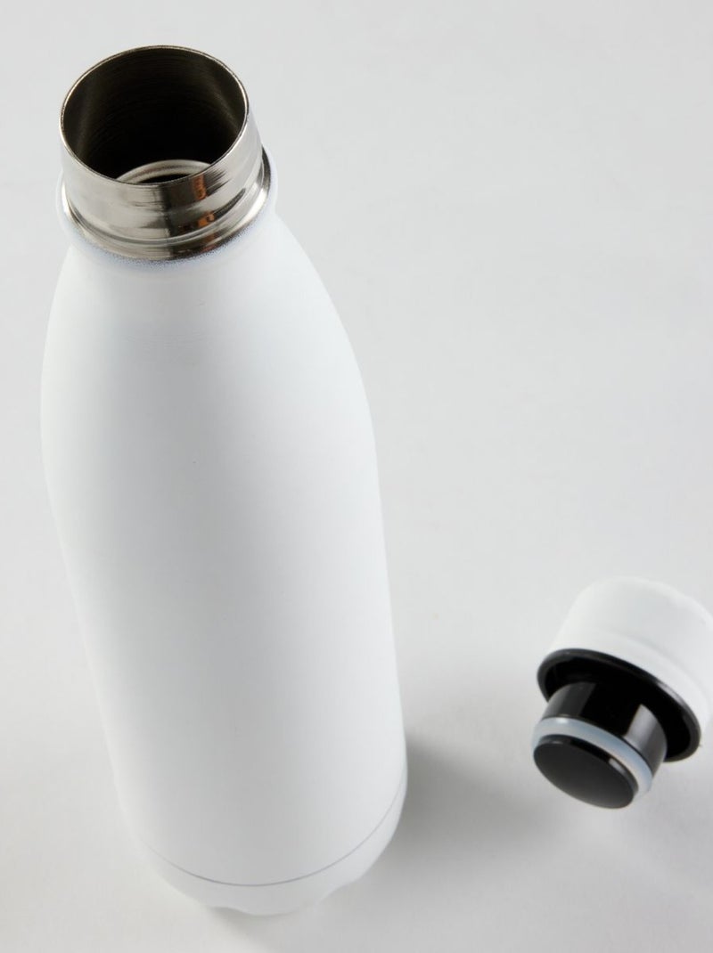 Bouteille isotherme en inox KITCHEN Blanc - Kiabi