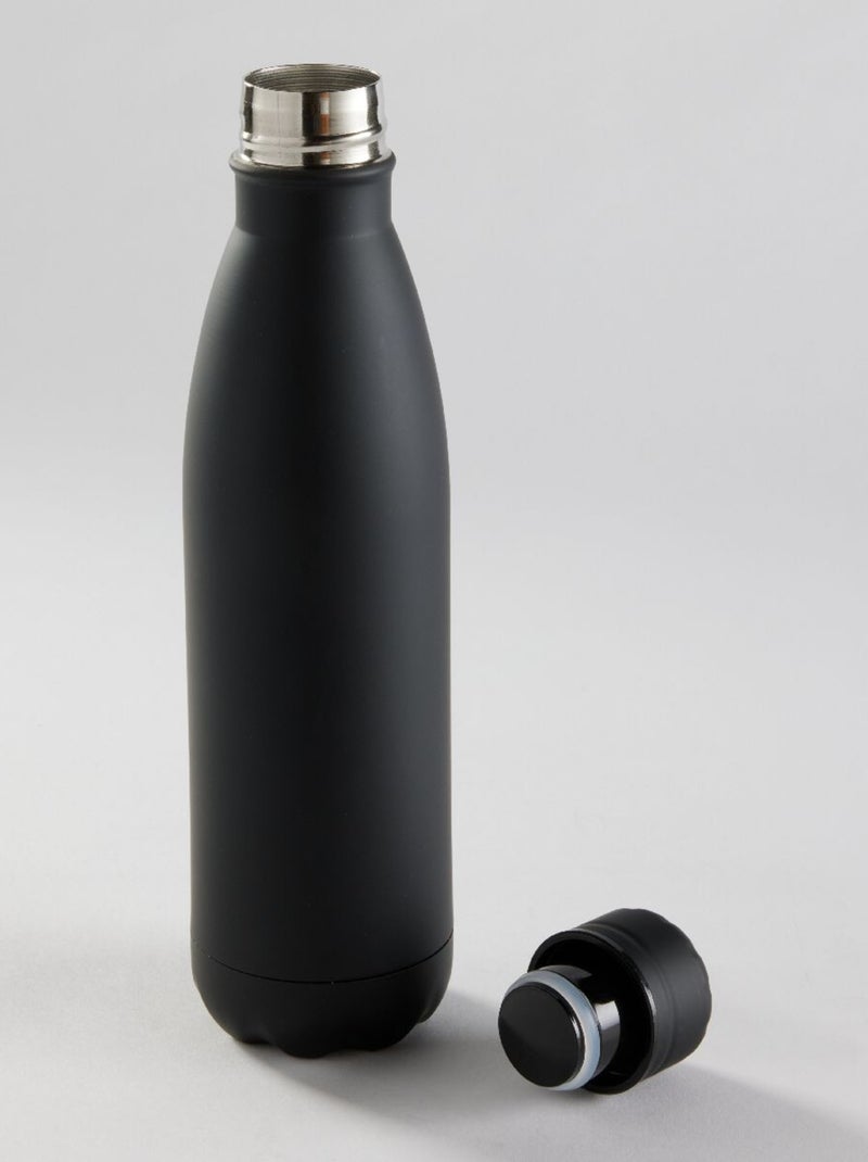 Bouteille isotherme en inox KITCHEN Noir - Kiabi