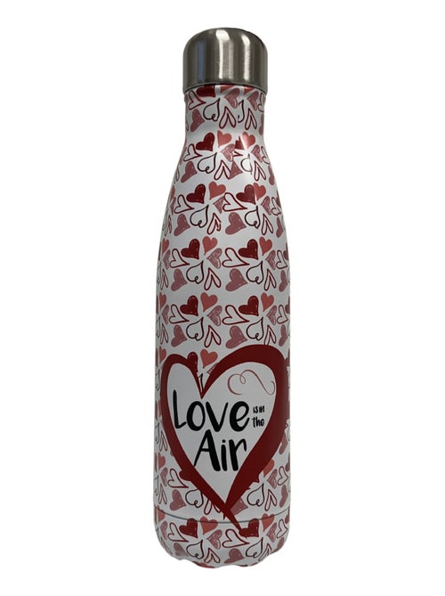 Bouteille isotherme en inox Love - Kiabi