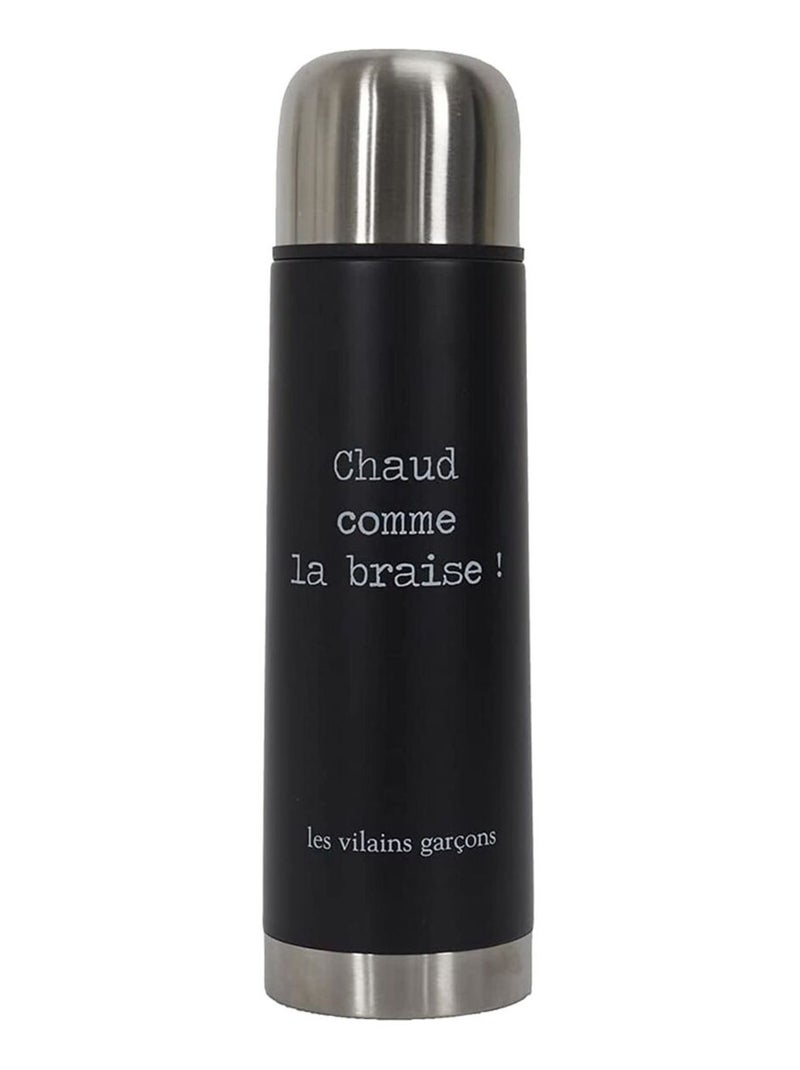 Bouteille isotherme Les Vilains Garçons Noir - Kiabi
