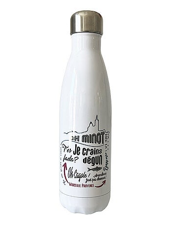Bouteille isotherme Marseille en inox