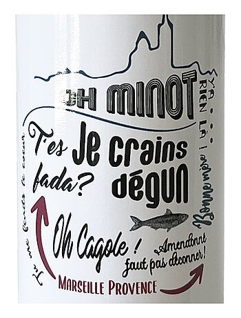 Bouteille isotherme Marseille en inox