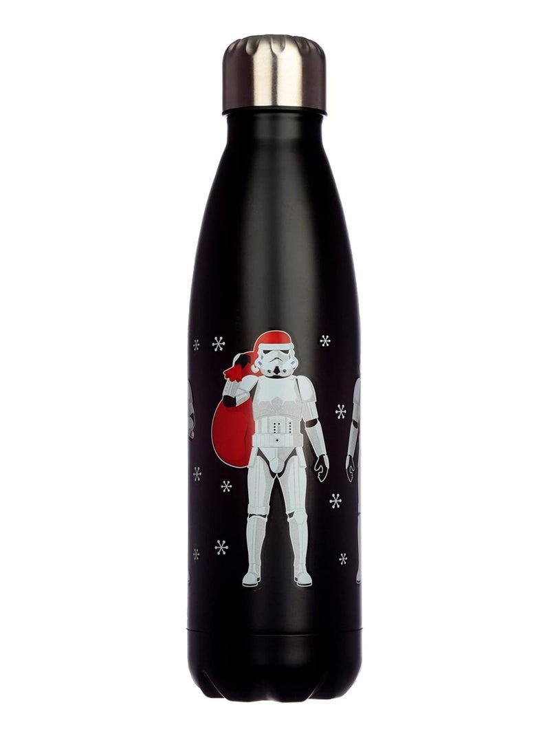 Bouteille isotherme ou Gourde 500ml Stormtrooper de Noël Noir - Kiabi